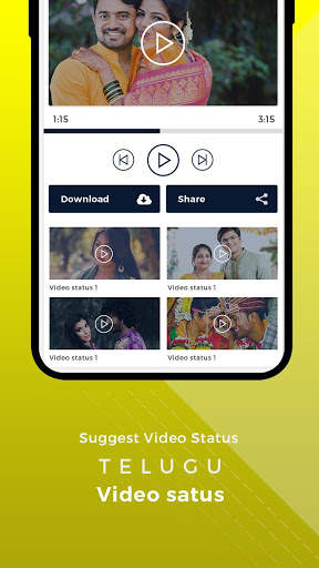 Telugu Video Songs Status : Telugu Status 2018 screenshot 4