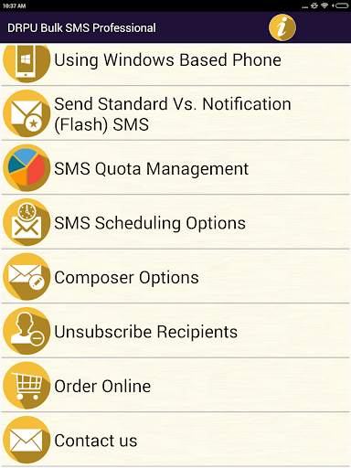 Bulk SMS Software Mobile help screenshot 8