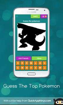 Guess The Top Pokemon screenshot 3
