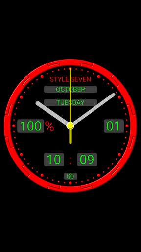 Animated Analog Clock-7 screenshot 5