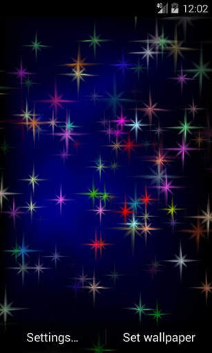 Shiny Stars Live Wallpaper screenshot 2