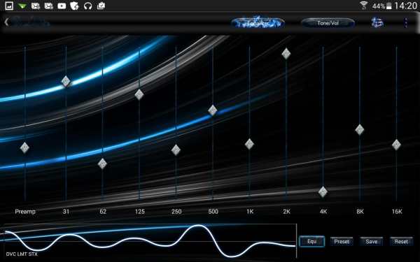 Poweramp Skin Blue Inferno screenshot 4