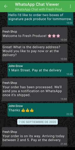 Chat Viewer for Whatsapp screenshot 5