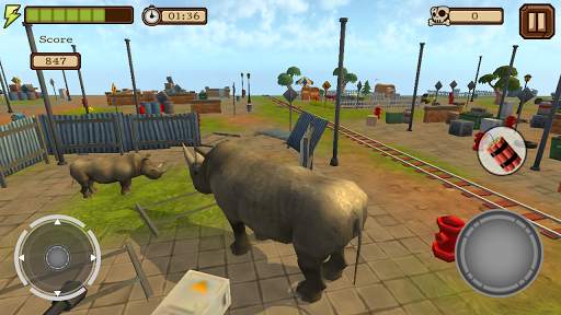Rhino Simulator 3D screenshot 5