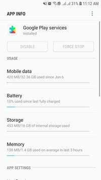 Play Services Info (Update) 2 تصوير الشاشة