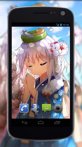 Anime Girls in Shrine LWP screenshot 2