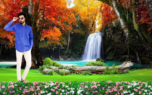 Waterfall Photo Editor: Photo Banane Wala Frames screenshot 22