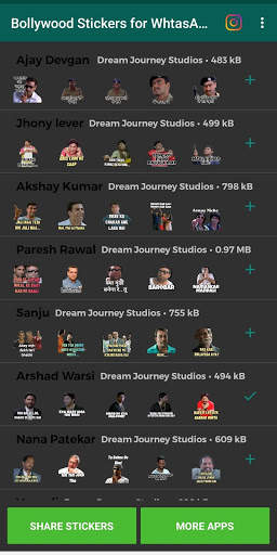 Bollywood Stickers For WhatsApp - WASticker screenshot 2