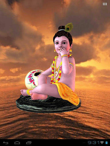 3D Little Krishna Live Wallpaper screenshot 16