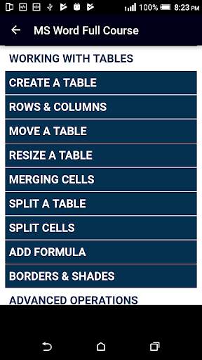 Learn MS Word (Basic & Advance) screenshot 5