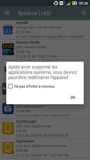Gestionnaire d'applications système screenshot 8