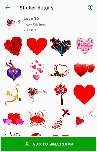 Love Sticker Memojis for WhatsApp - WAStickerApps screenshot 8