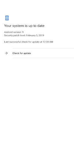 check update , software screenshot 2