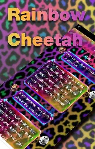 Rainbow Cheetah Emoji Keyboard स्क्रीनशॉट 5