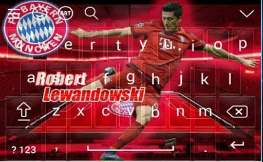 Robert Lewandowski Theme Keyboard स्क्रीनशॉट 6