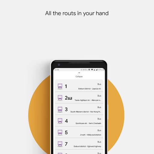 A2B. Yerevan Public Transport screenshot 2