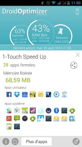 Droid Optimizer screenshot 2
