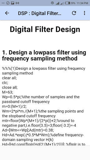 DSP : Tutorials Using Matlab Programming screenshot 3