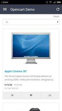 OpenCart Shopping Cart App screenshot 2