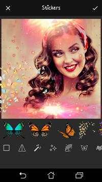 Glitter photo frame editor screenshot 2
