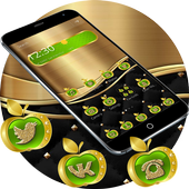 Gold Green Apple Theme icon