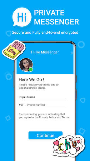 Hilke Private Messenger screenshot 1