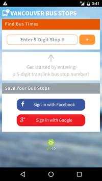 Vancouver Bus Stops screenshot 1