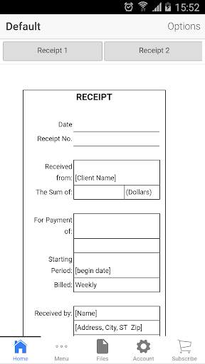 Cash Receipts screenshot 1