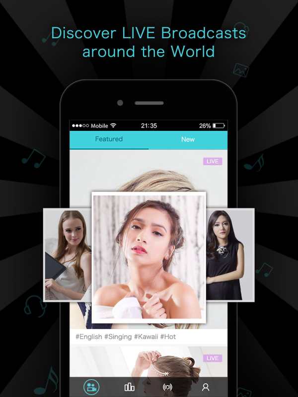 LiveTver - Live Stream Social Video Broadcasting screenshot 1