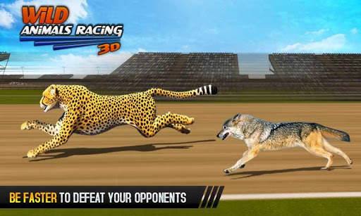 Animaux sauvages Racing 3D screenshot 4