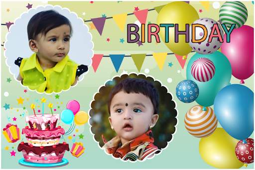 Birthday Dual Photo Frames screenshot 4