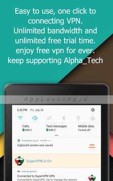SuperVPN UAE 2020 21 تصوير الشاشة
