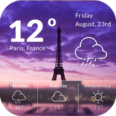 Weather&amp; Clock Widget Forecast icon