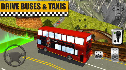 Bus & Taxi Driving Simulator screenshot 8