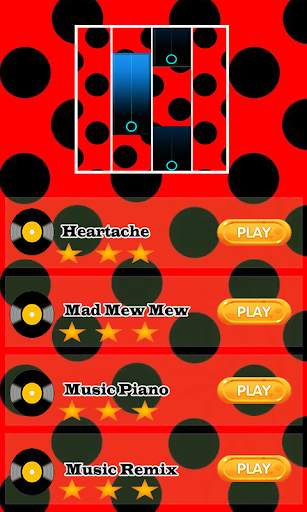Piano Tiles Ladybug Noir 2 screenshot 1