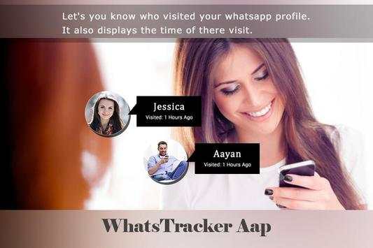 Free Online Tracker : Profile Tracker For WhatsApp screenshot 1