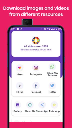 All Status saver download: New Status saver 2020 screenshot 1