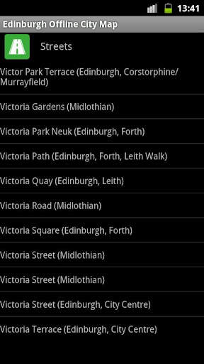 Edinburgh Offline City Map screenshot 7