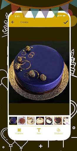 Birthday Photo Frame - Birthday photo editor screenshot 1