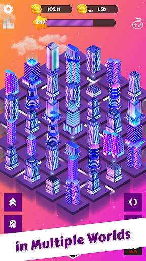 Merge City: idle city building game screenshot 2