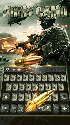 Army Camo Keyboard screenshot 2