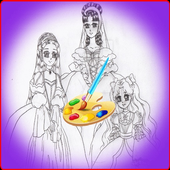 Coloring Princess icon