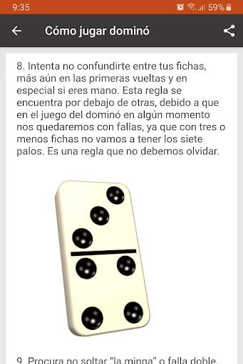 Cómo Jugar Dominó - Guía Rápida (gratis) скриншот 11