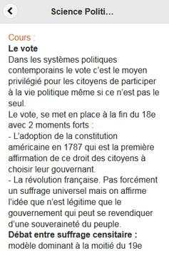 Cours de Science Politique скриншот 2