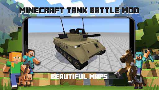 Minecraft tank battle Mod screenshot 4
