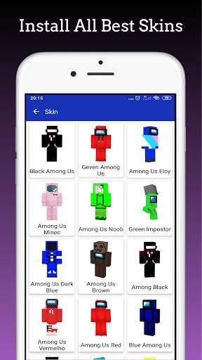 Skins Among Us for Minecraft screenshot 3