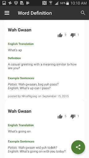 Jamaican Patwah screenshot 4