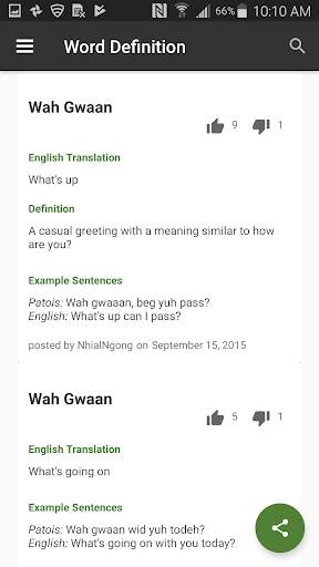Jamaican Patwah screenshot 4