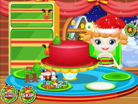 Baby cake christmas games screenshot 2