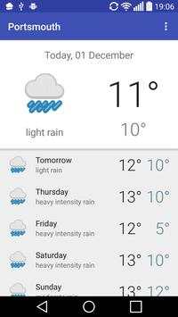 Portsmouth, GB - weather screenshot 1